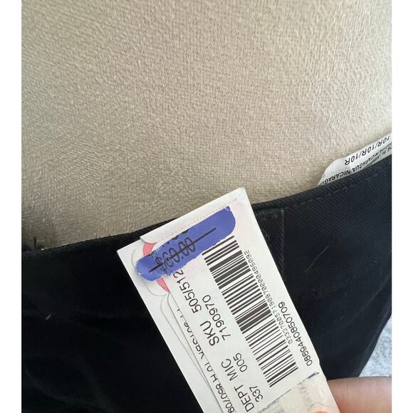 NWT Dickies Womens Black Pleated Regular Fit Wide Leg Work Pants ZipUp Loops 10R - Picture 11 of 11